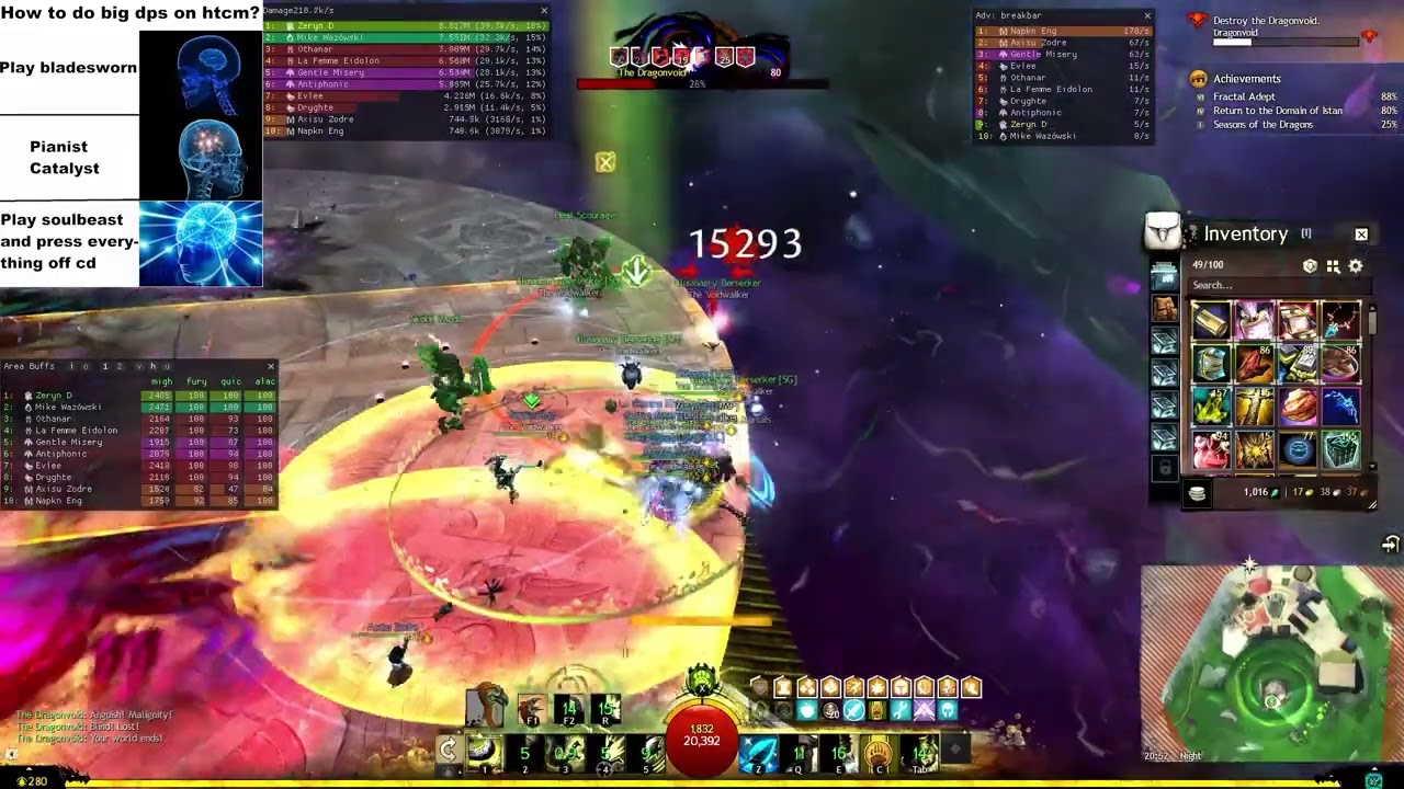 GW2 Power Soulbeast Sword/Axe + lb will break HTCM