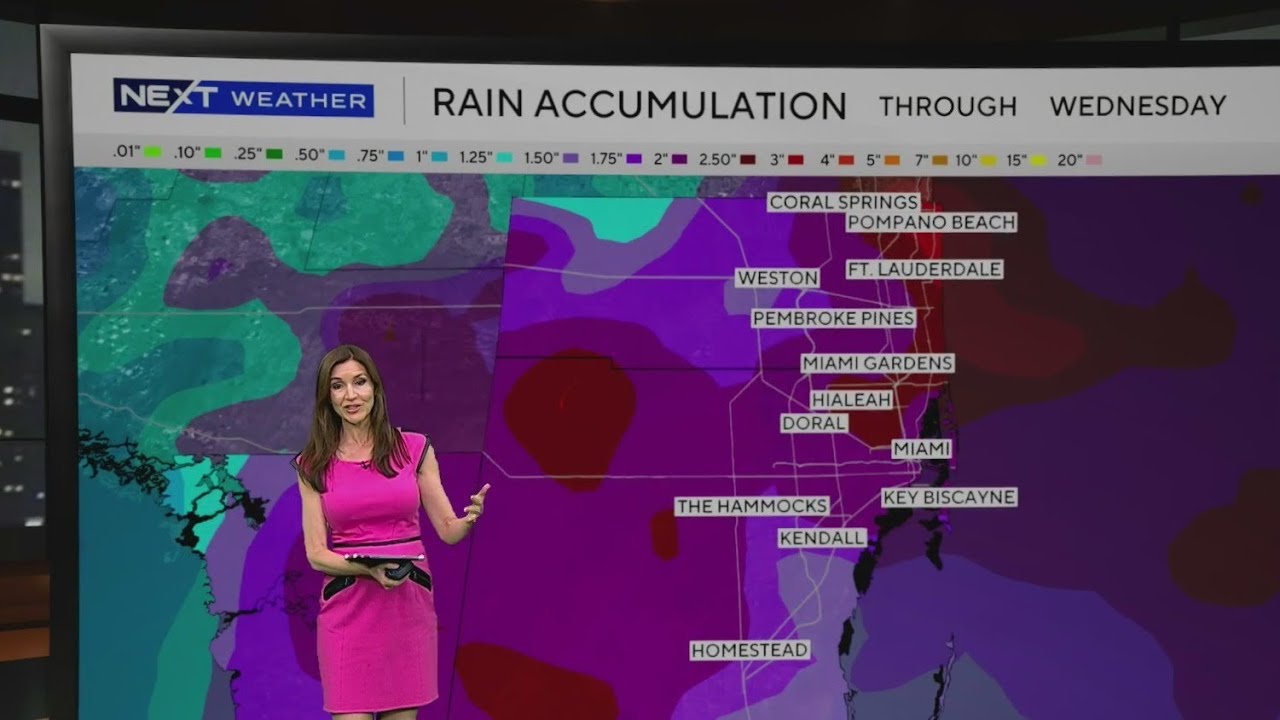 Wet weekend ahead in South Florida with scattered to numerous storms expected