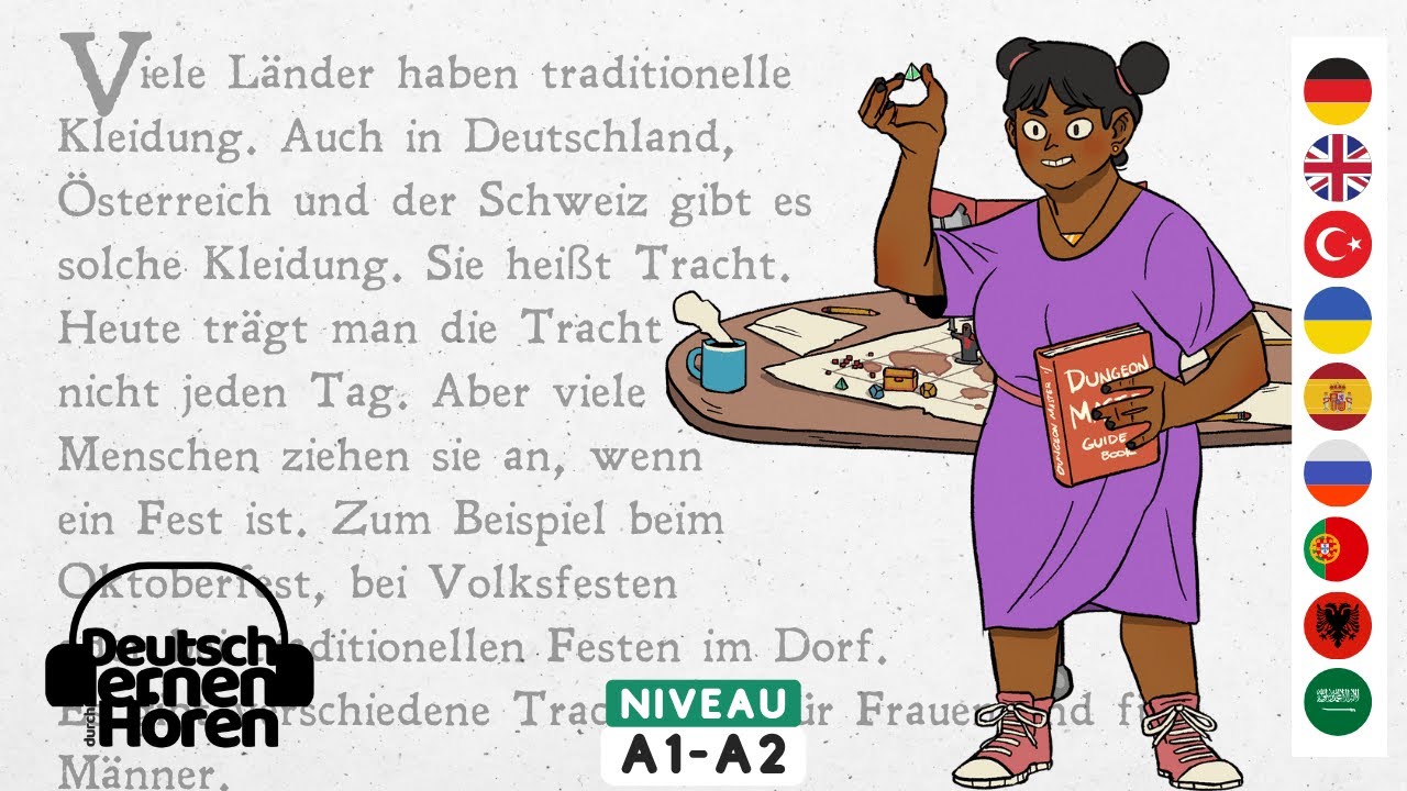#912 Учим немецкий с историями [Изучаем немецкий на слух] A1-A2 | Learn German with stories