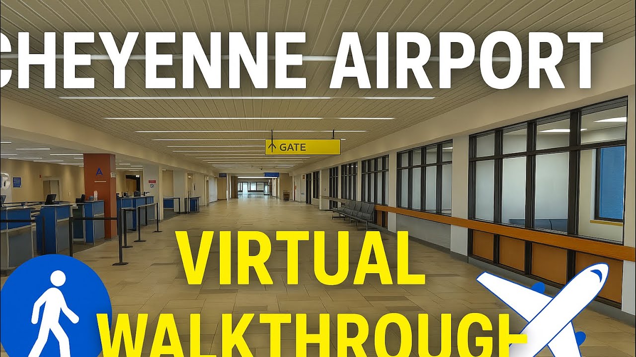 🚶‍♂️ Cheyenne Airport Virtual Walkthrough ✈️ See What It’s Like Inside!