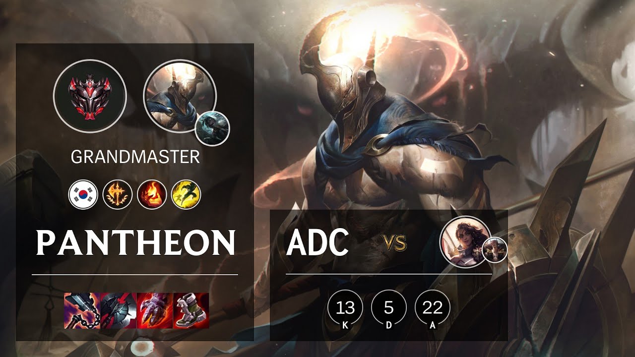 Pantheon ADC vs Samira - KR Grandmaster Patch 11.11