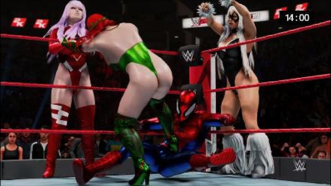 (REQUEST) SPIDER-MAN VS HOT BLACK CAT / POISON IVY / ZERO TWO