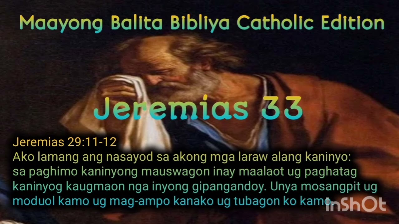 Jeremias 33 #catholicedition 