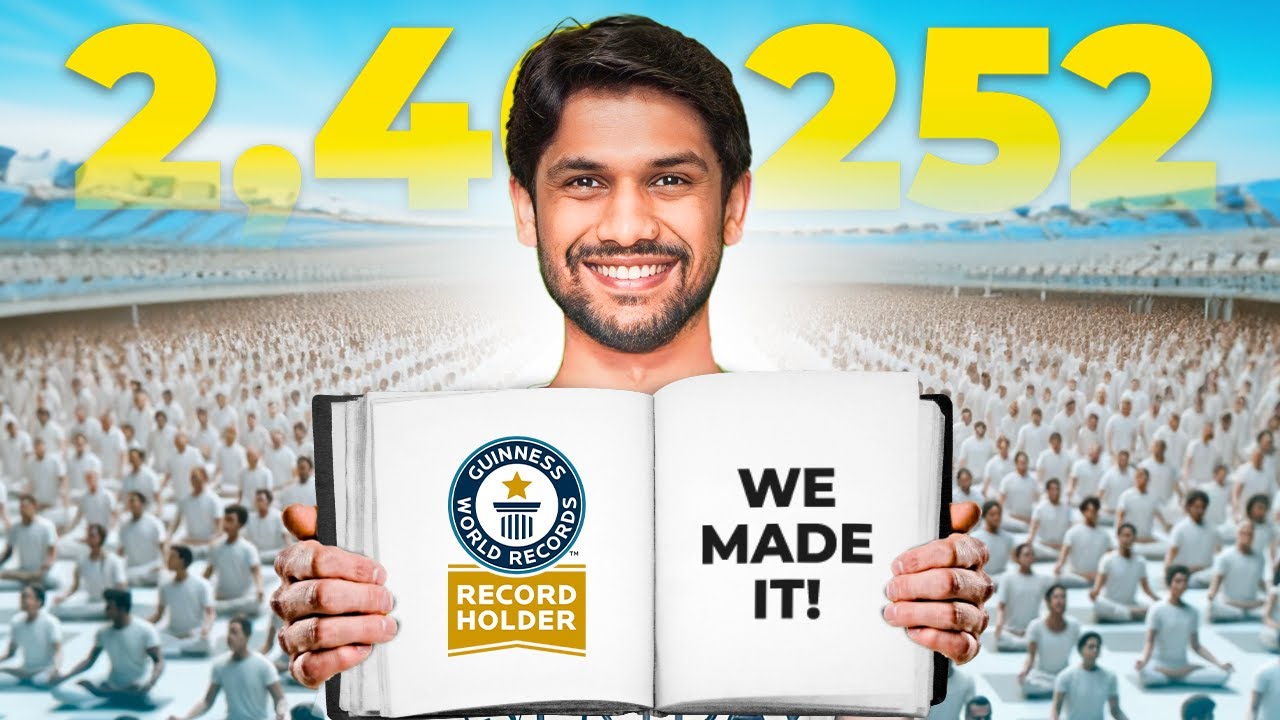 WE are BETTER TOGETHER! | @guinnessworldrecords | Saurabh Bothra Yoga
