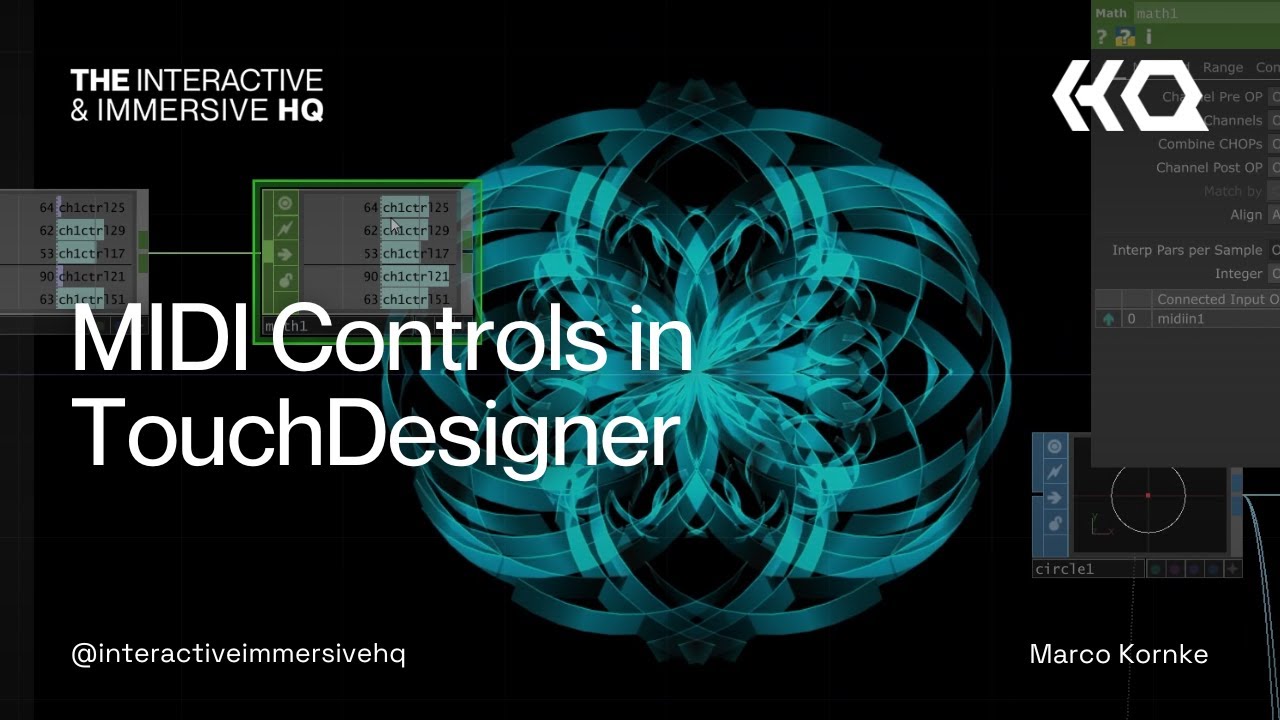 MIDI-управление в TouchDesigner