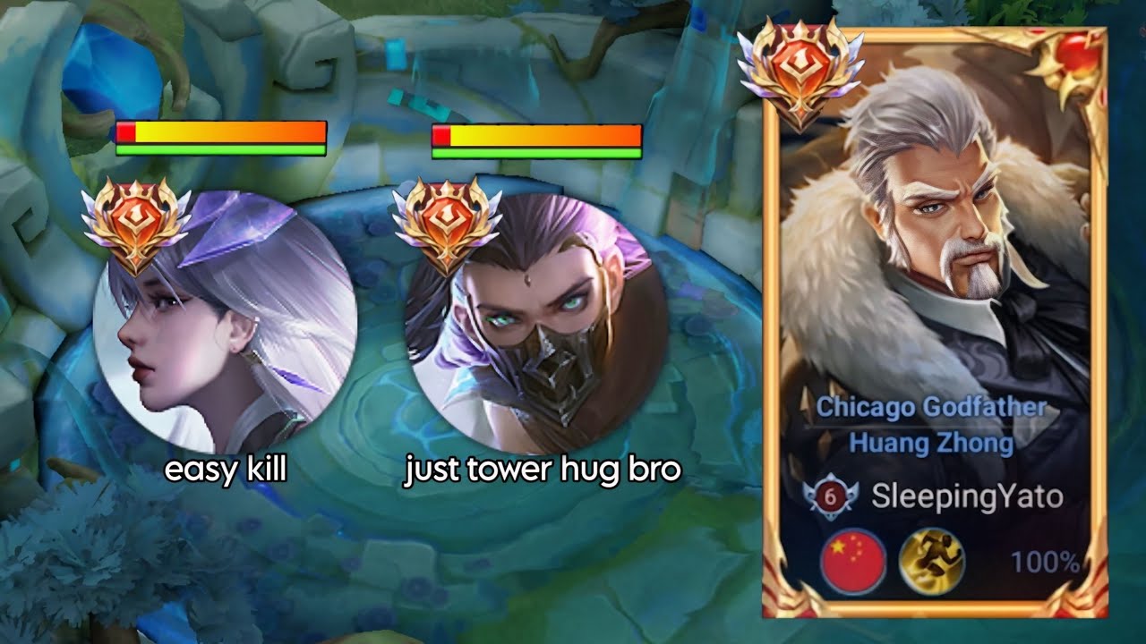 PRO JING AND LANLING CAN'T ESCAPE HUANG ZHONG ULT INSANE CRITICAL DAMAGE! | (INTENSE RANK GAMEPLAY)