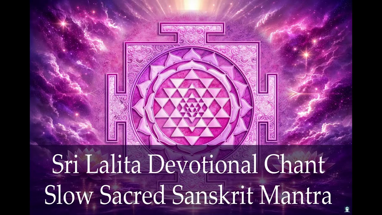 Sri Lalita Devotional Chant Slow - Sacred Sanskrit Mantra for Meditation