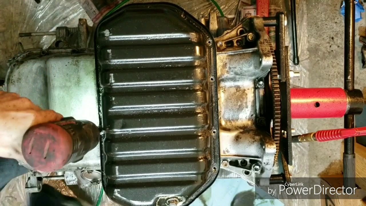 Lexus Sc400 1uz  clean up and oil pan(s) removal