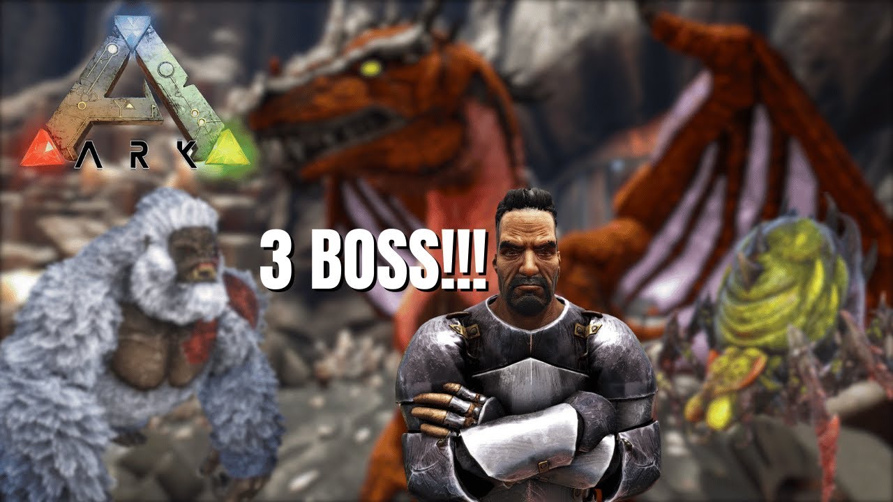 3 BOSS KESTİM, ALFA CARCHA AZ KALSIN BİTİRİYORDU! | ARK Günlükleri #12