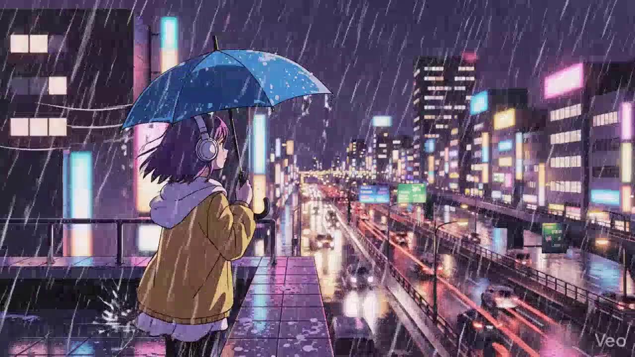 Rainy City Nights 🌧️ Lofi Chillhop from Japan