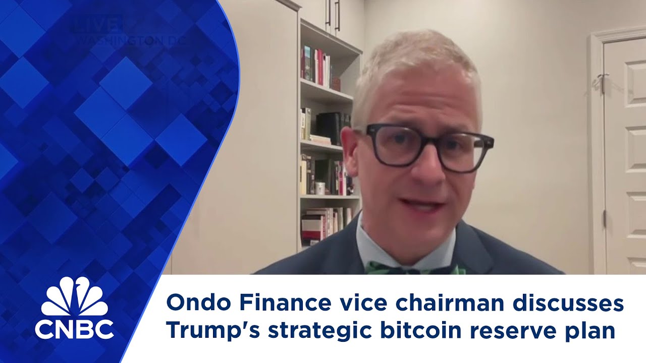 Ondo Finance vice chairman discusses Trump's strategic bitcoin reserve plan
