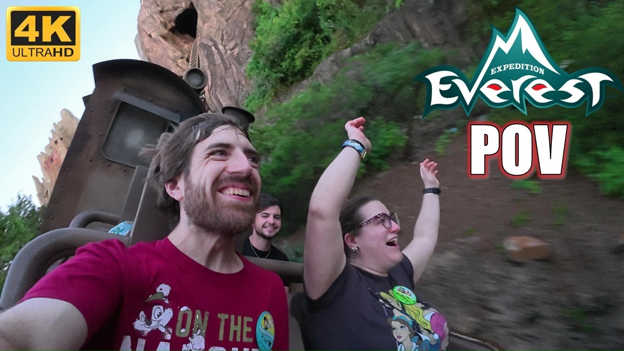 Expedition Everest Reverse POV (4K, 2025), Disney's Animal Kingdom Vekoma Coaster | Non-Copyright