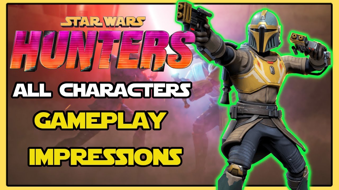 STAR WARS HUNTERS Will it be GOOD? - Everything we know so far including ALL PLAYABLE CHARACTERS