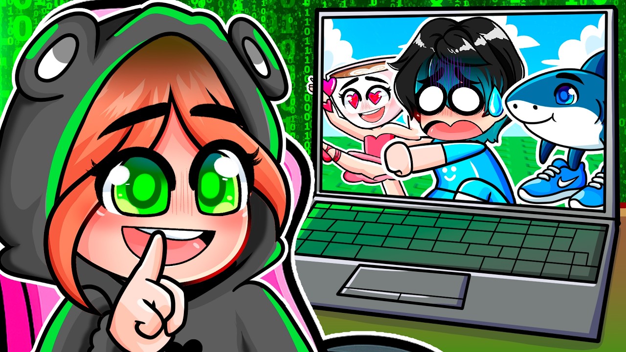 ¡HACKEO a MI NOVIO para ROBARLE TODO! 🤑 STEAL A BRAINROT ROBLOX