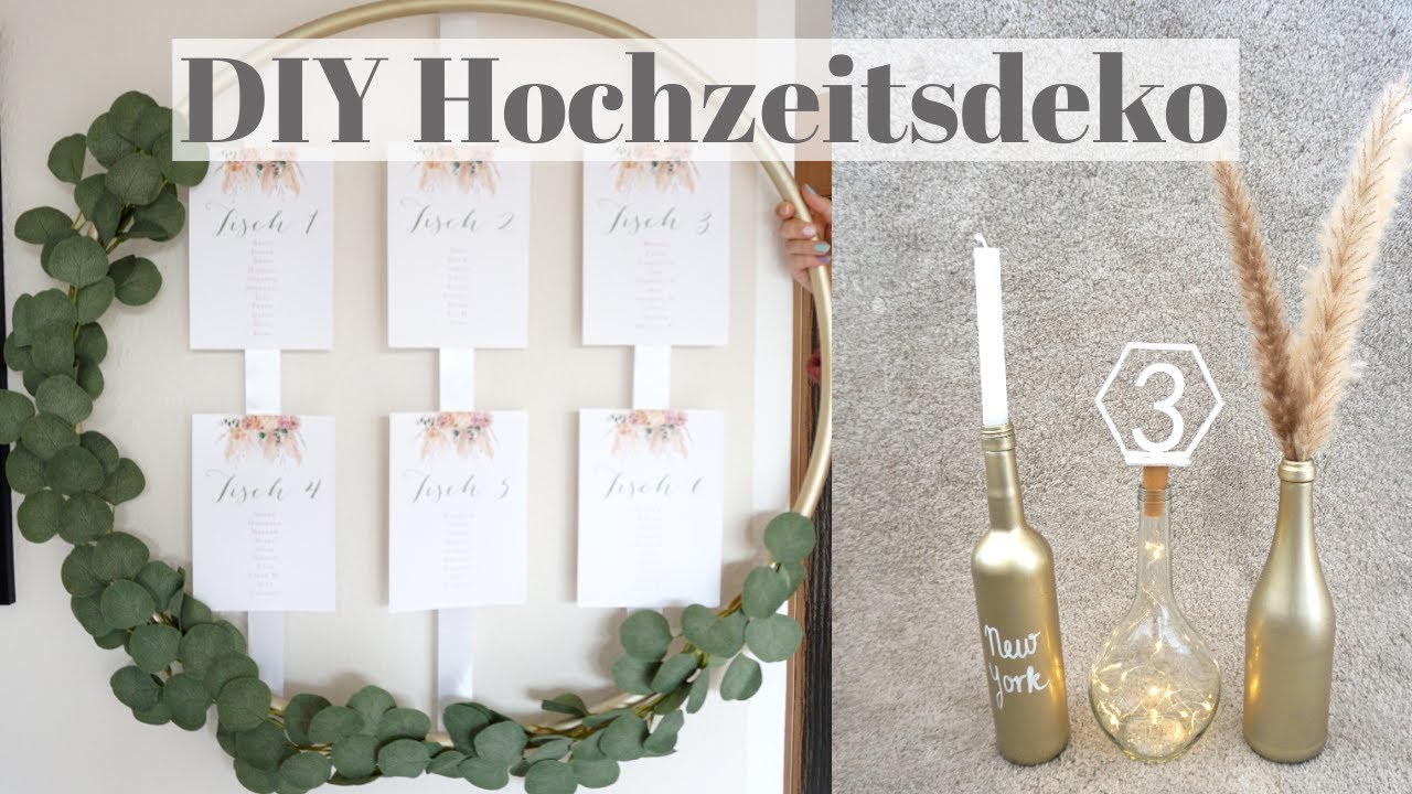 einfache DIY Hochzeitsdeko 🌿💕 | julaavo