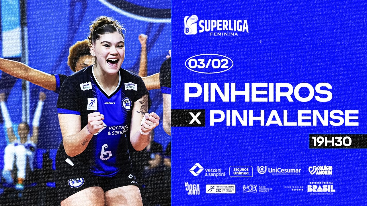 SuperLiga B / Pinheiros x Pinhalense/ Ao vivo com imagens