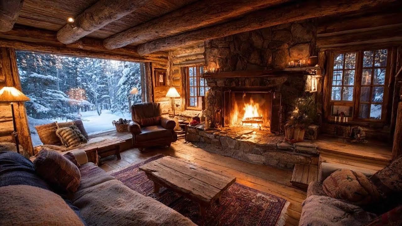Cozy Cabin Jazz for Deep Focus & Study 📚 Relaxing Work Music