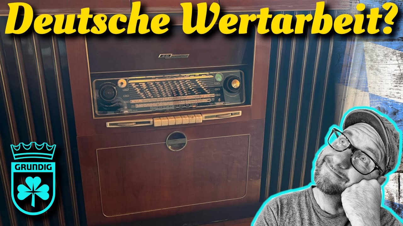 😍Was für eine SCHÖNHEIT, oder was meint IHR? - Der GRUNDIG MUSIKSCHRANK 7041W/3D #vintagehifi