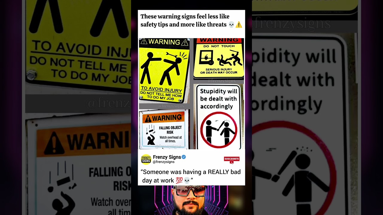 Warning Signs That Feel More Like Threats 😂⚠️ | Funny Signs