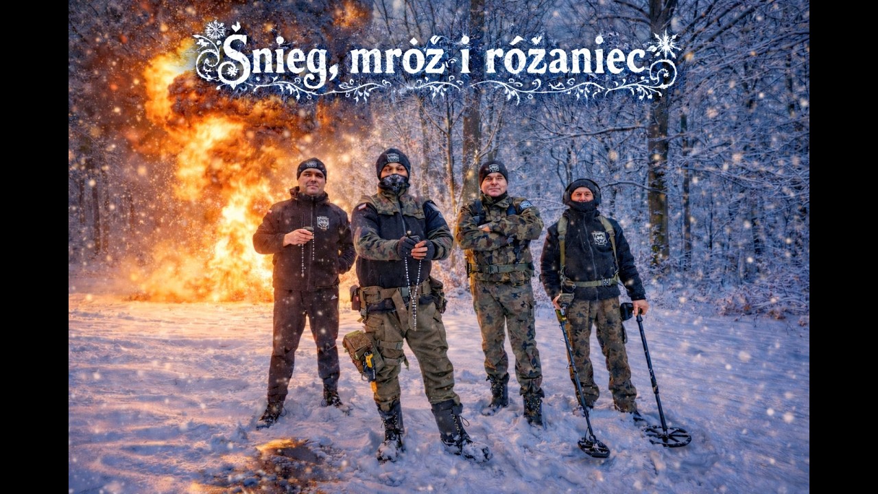 Śnieg, mróz i różaniec.