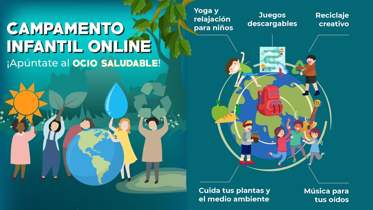CAMPAMENTO ONLINE INFANTIL  - OCIO SALUDABLE PARA NI&Ntilde;OS - &iexcl;INSCR&Iacute;BETE GRATIS!