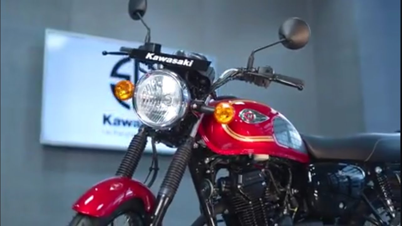 KAWASAKI W175 Candy Red Detailed Walkaround Review 🔥 Looks Amazing