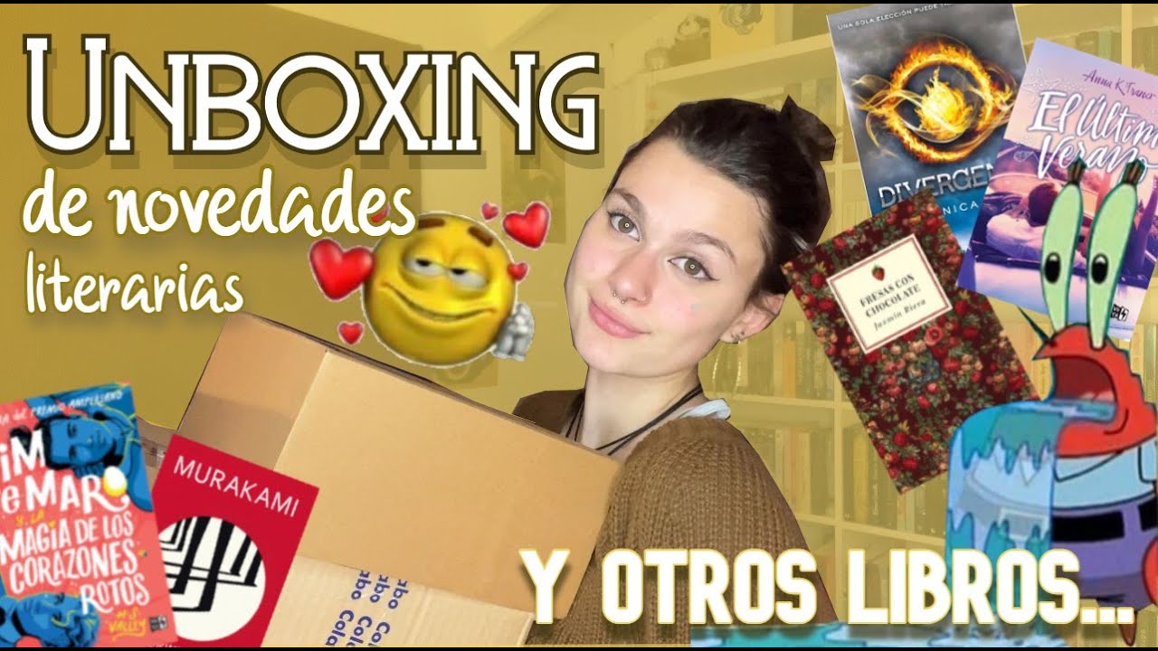 Festejando la vida con libros nuevos - UNBOXING LITERARIO