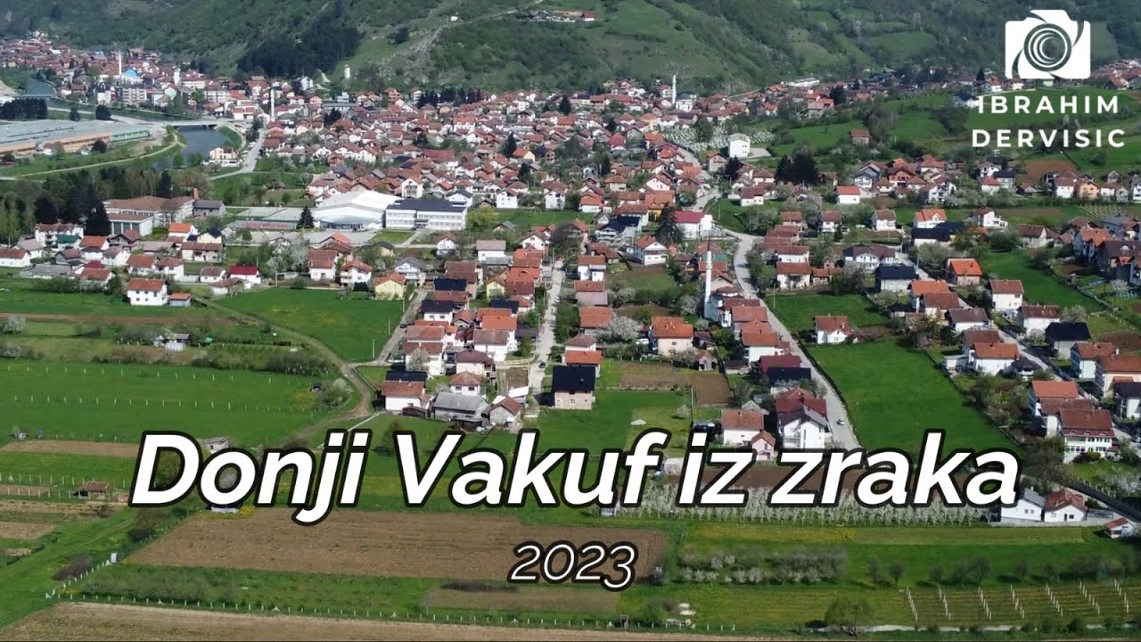 Donji Vakuf iz zraka 2023