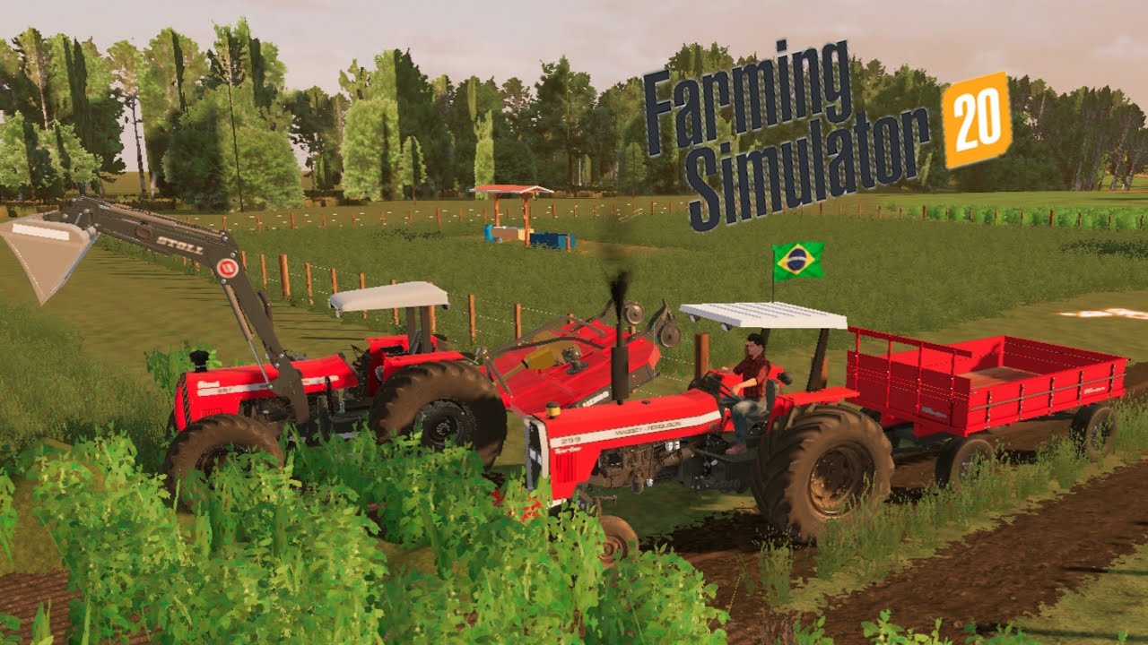 FS 20 Mods sítio pinheirinho com tratores antigos e construções 🚜🔥