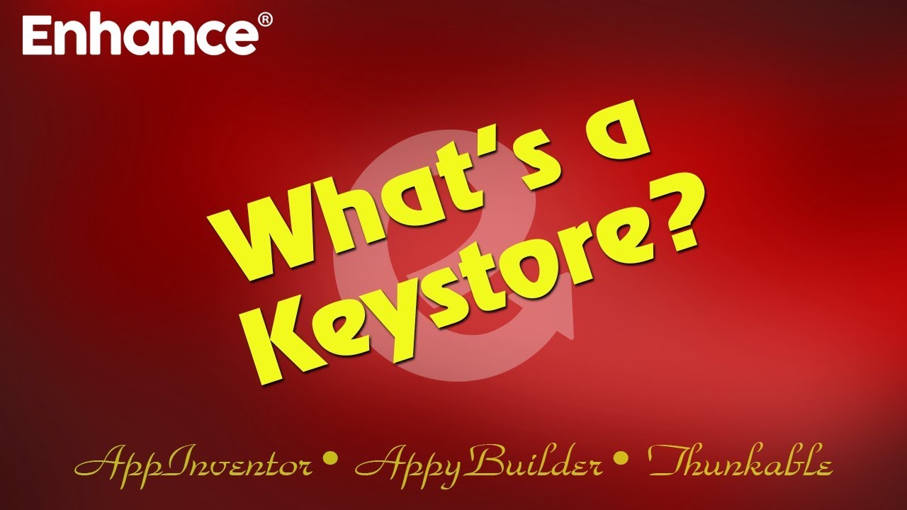 How to get and use your keystore from AppInventor and Enhance.