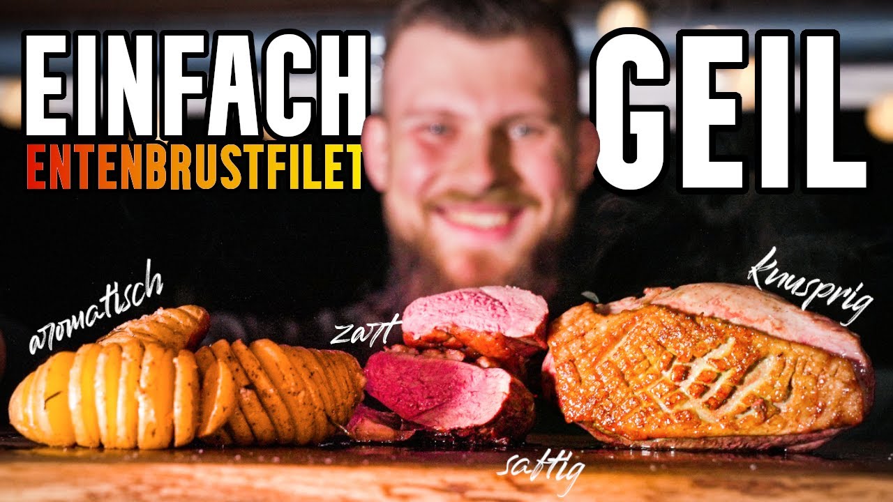 Die perfekte Entenbrust grillen [KNUSPRIG & SAFTIG] Anleitung / Rezept