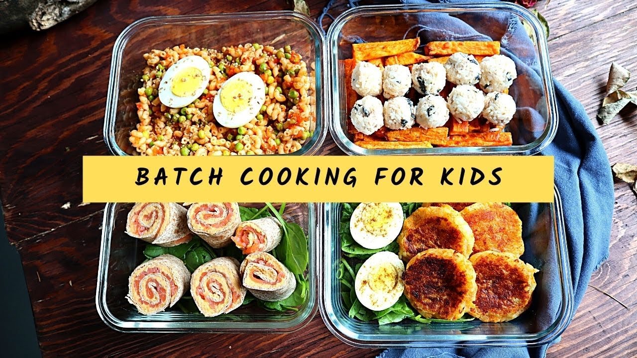 Spécial Lunch box pour enfant,  Meal prep pour la semaine