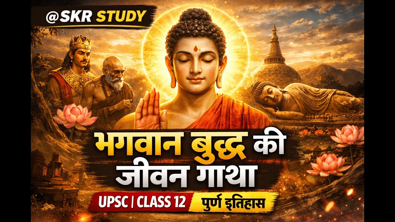 बौद्ध धर्म की पूरी कहानी | Buddhism Explained @SKR_STUDY #buddhism #cbse #cuet #history