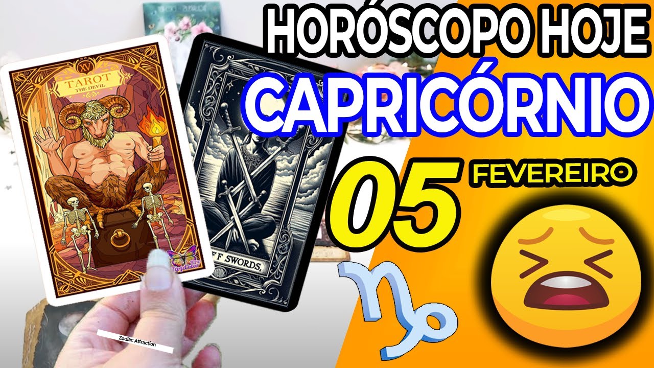 URGENTE❗️💌O TAROT REVELA ALGO BRUTAL😱 Capricórnio ♑ 5 Fevereiro 2026 | Horoscopo do dia de hoje ♑