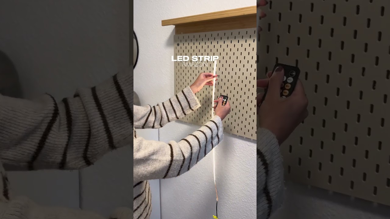 IKEA HACK 🧡💡 Indirect Lighting #ikea #ikeahack #home #ikeadecor