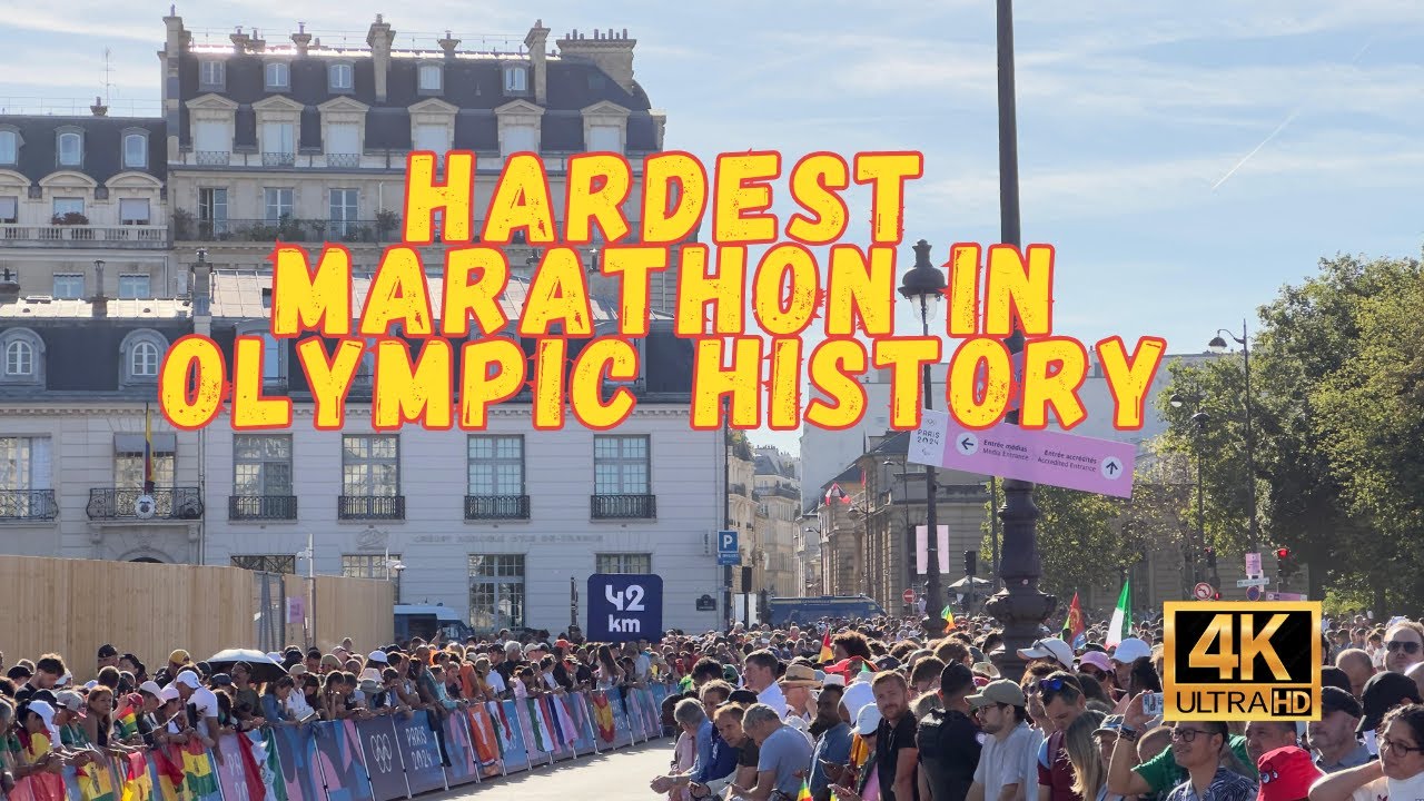 Walk in The Hardest Marathon In The History Of The Olympic Games- Paris 2024 Olympics, France 🇫🇷