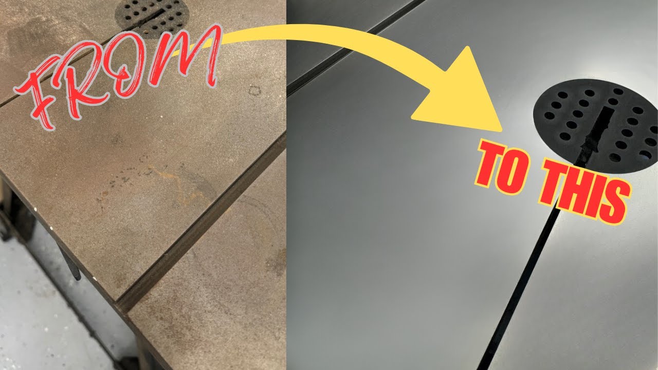 How to Clean Your Table Saw or Any Cast Iron Top!