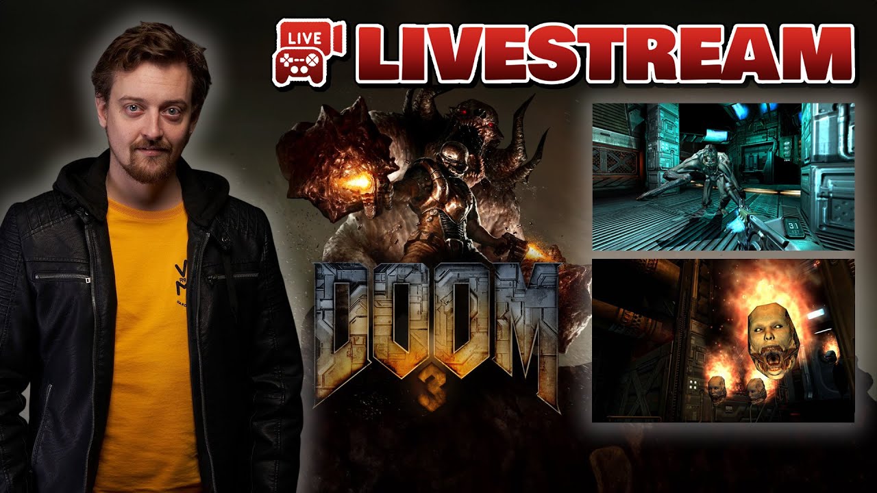 🔴 🪐 DooM 3 - Enhanced Graphics! 👽 (2004) ✨[ Livestream! ]