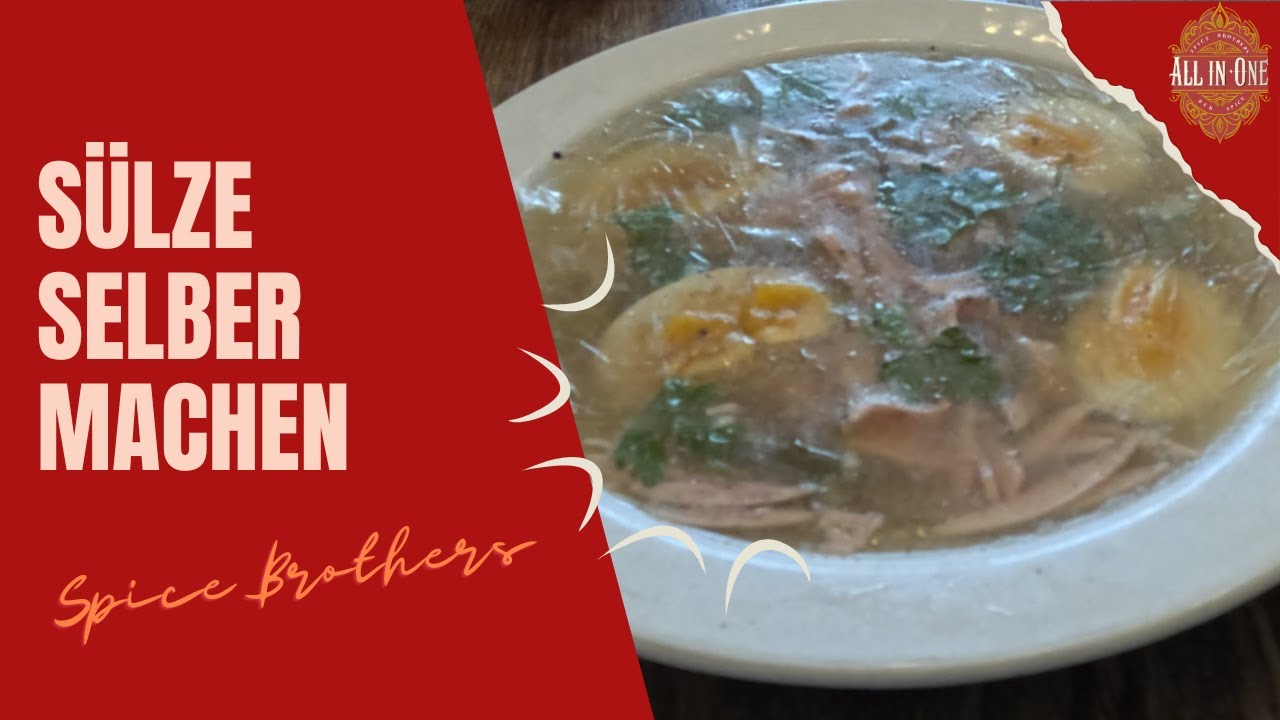 🐖 Schweinesülze selber machen – Leckeres Rezept