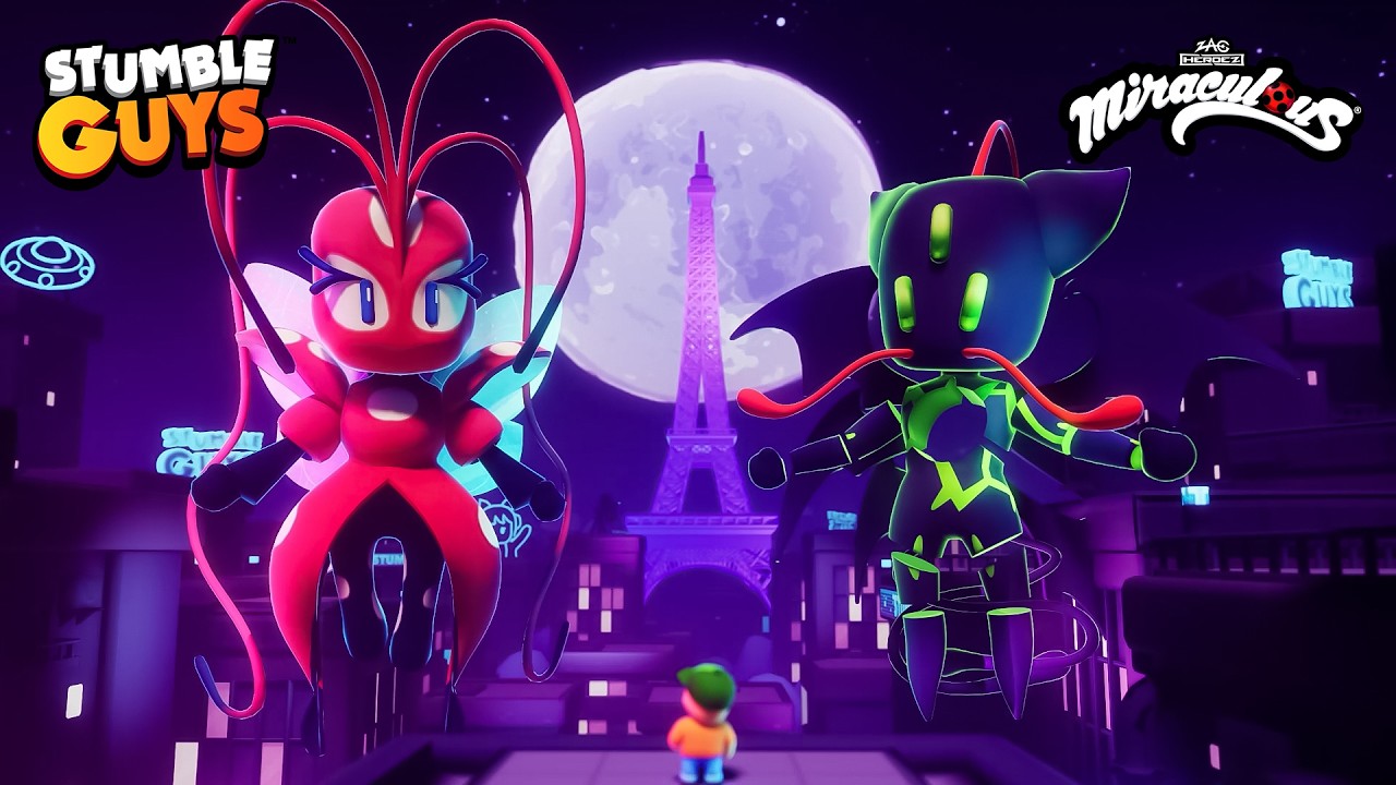 Stumble Guys x Miraculous Ladybug (Official Trailer): New heroes!