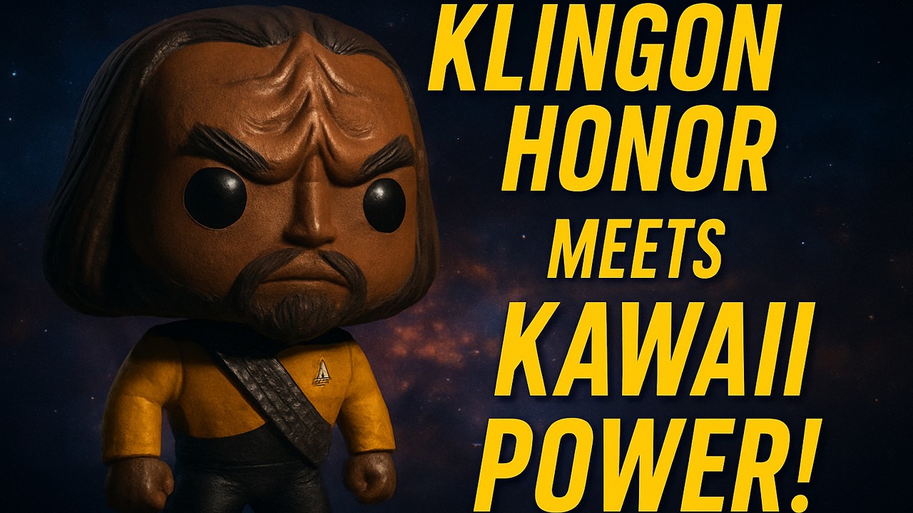 Klingon Honor Meets Kawaii Power! | DIY Worf Figure (Star Trek Fan Art)