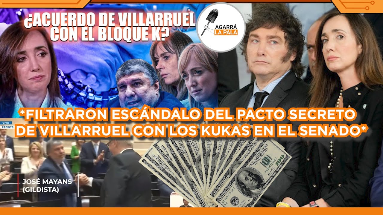 FILTRARON ESC&Aacute;NDALO DEL PACTO SECRETO DE VILLARRUEL CON EL KIRCHNERISMO EN EL SENADO: 