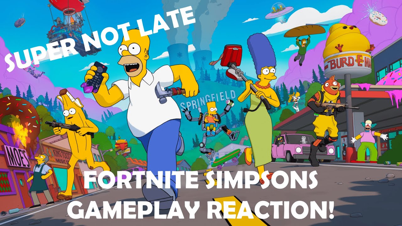 Fortnite Simpsons  (First Look)