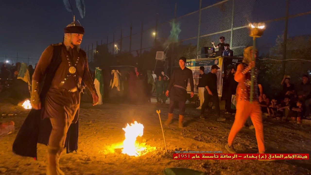 المشهد الإول: تشابيه أربعينية سيد الشهداء الأمام الحسين عليه السلام ((مسير السبايا)).