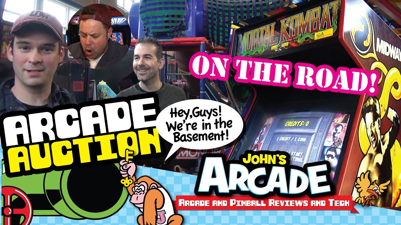 Let's go to an Arcade Auction! How to buy cheap arcade games? Super Auctions 5-7-16 Westfield, MA
