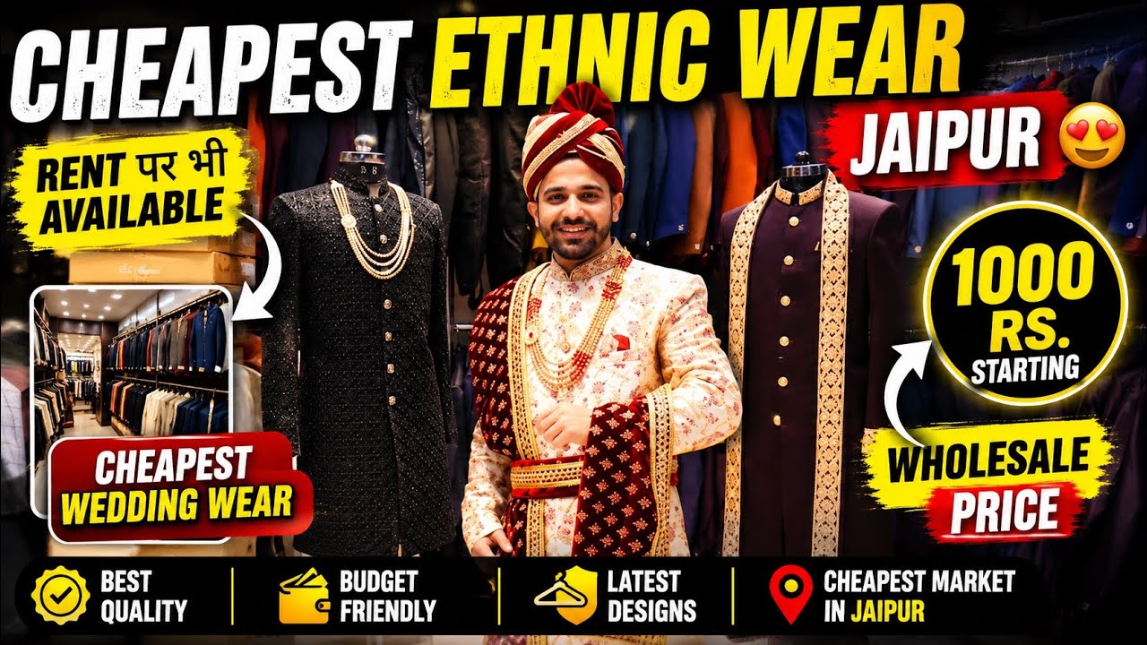 Cheapest ETHNIC Wear | Cheapest Coat Pent | Cheapest Jaipur Market | The Designer #jaipur