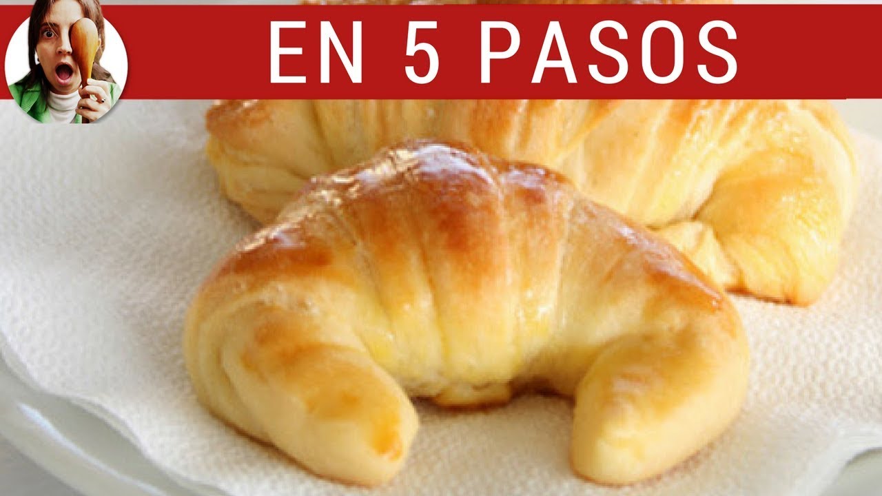 MEDIALUNAS DE MANTECA CASERAS (Cómo hacer croissants)