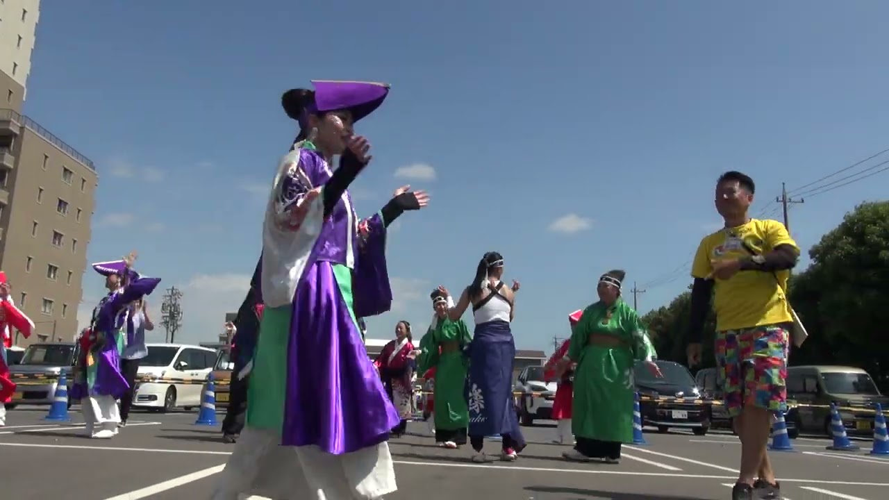 和おどり①（第一不動産販売　すずかフェスティバル2025 09 07）そよら鈴鹿白子会場