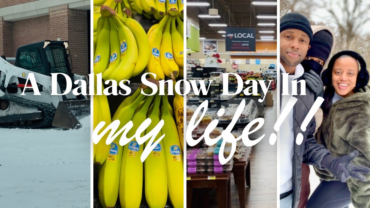 DALLASKA 2026 Snow Day Vlog!