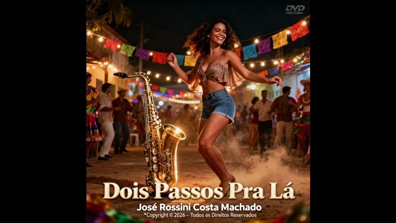“Dois Passos Pra Lá” é forró quente, poeira no chão e sanfona chorando até o dia clarear